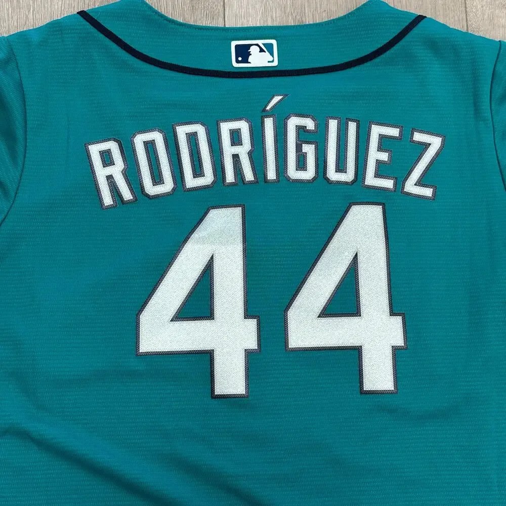 Nike Women's Seattle Mariners aqua teal alternate jersey sz Large L B30